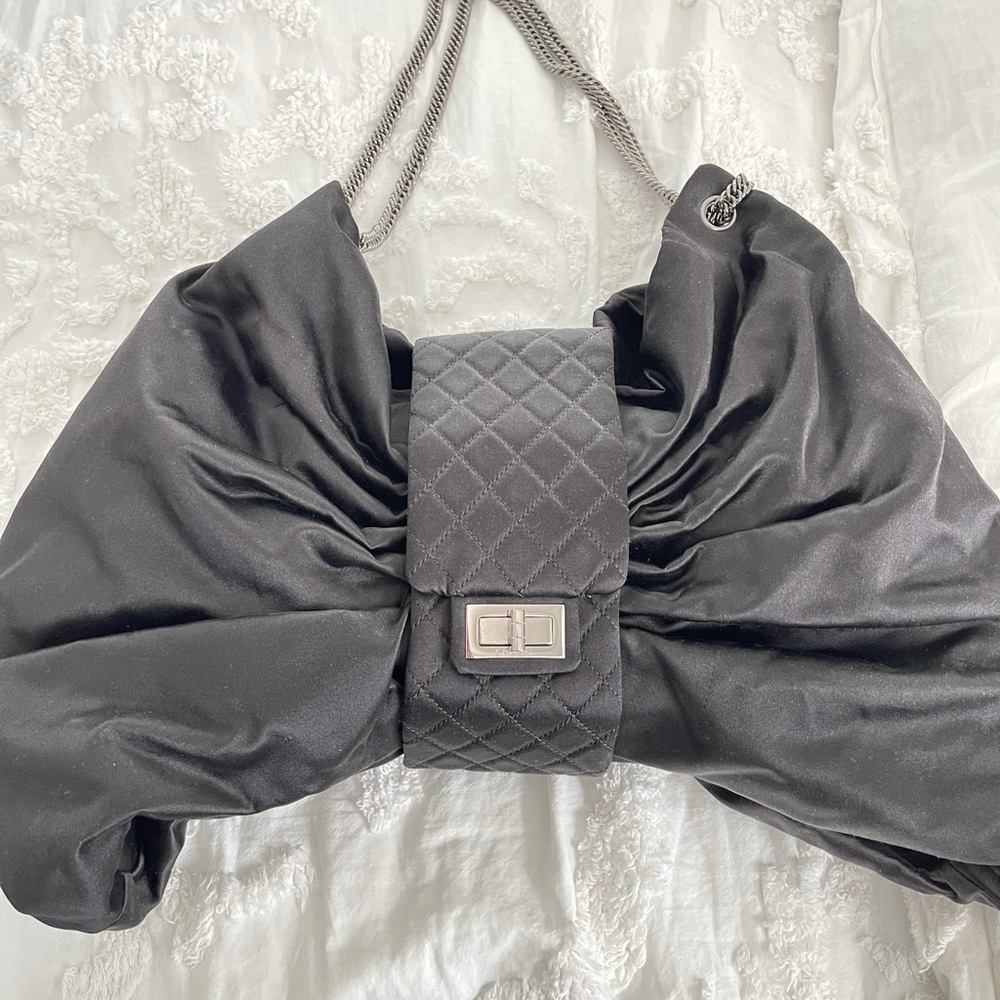 Chanel Satin Large Bow Bag